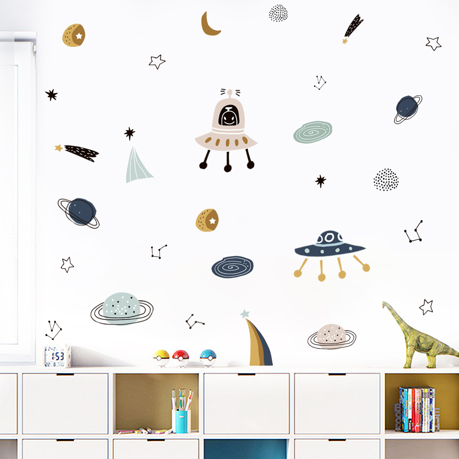 Baby Nursery Vinyl Wall Stickers - Stiker Dinding Anak Cat Air Pola