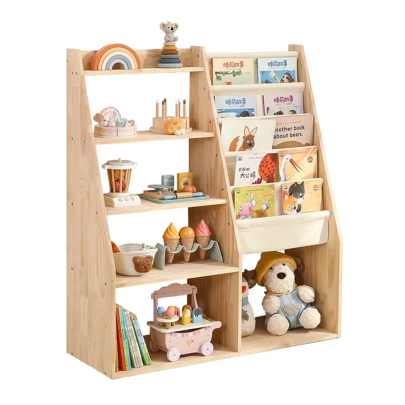 Baby Nursery Bookshelf - Rak Penyimpanan Mainan dan Rak Buku