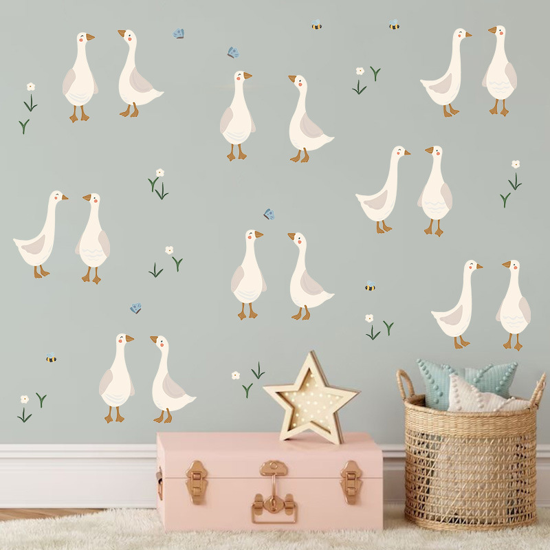 Baby Nursery Vinyl Wall Stickers - Stiker Dinding Bebek Lucu Stiker Bunga