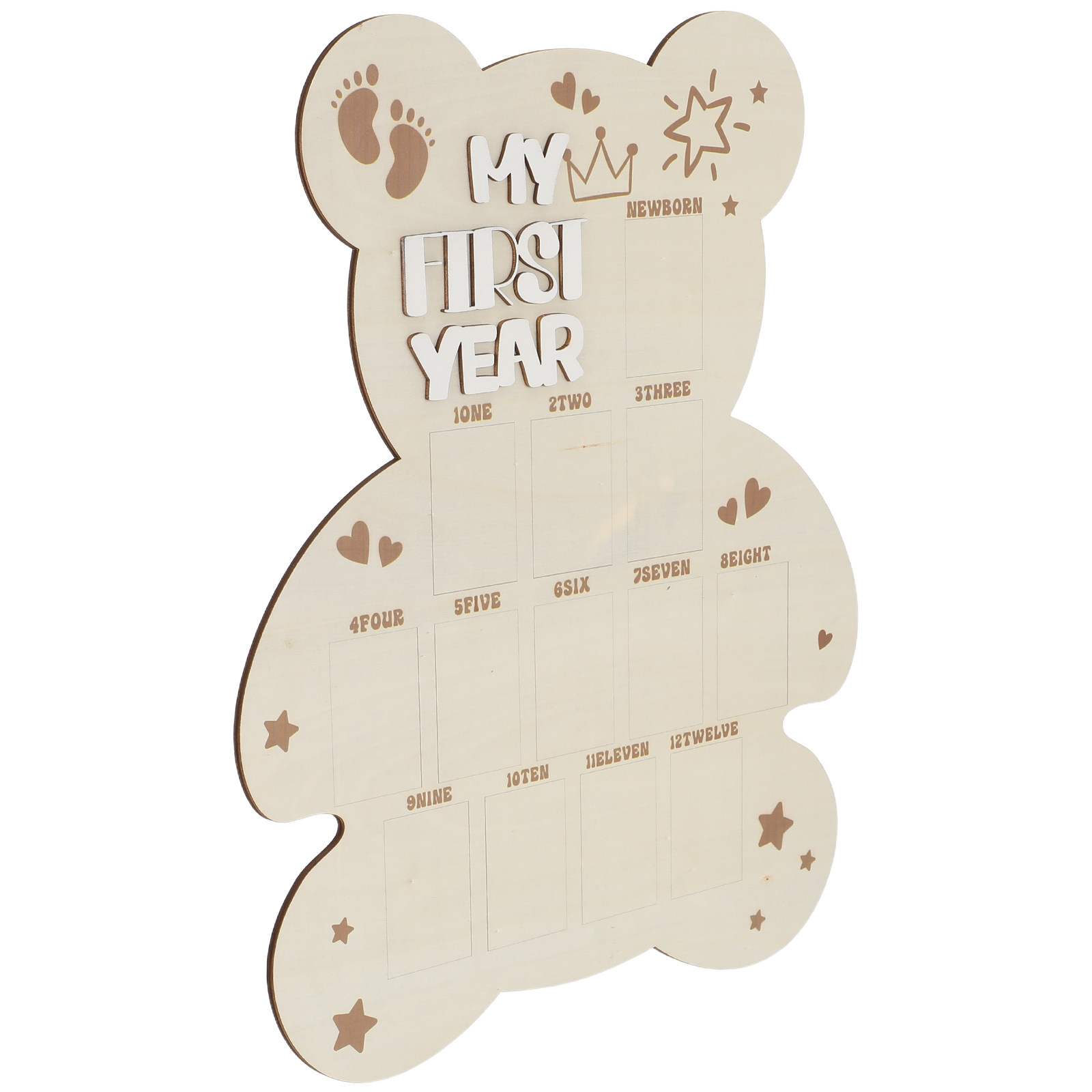 Baby Nursery Picture Frames - Papan Foto Bayi dari Kayu, Bingkai