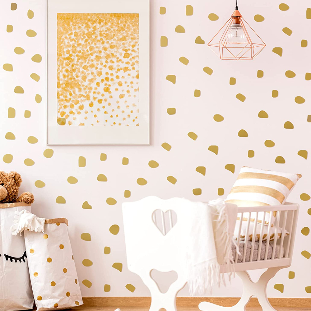 Baby Nursery Vinyl Wall Stickers - 96 buah/set stiker dinding butiran vinil,