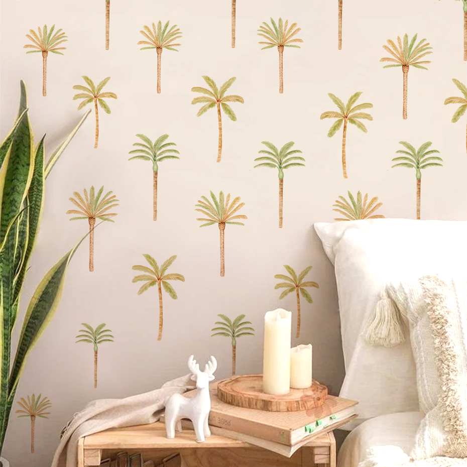 Boho pohon kelapa stiker dindi - Baby Nursery Decor Ideas ulasan dan harga
