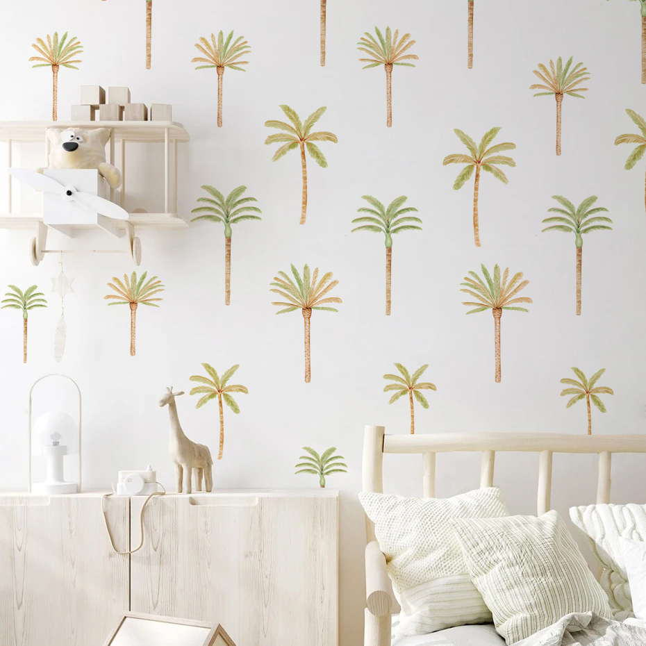 Boho pohon kelapa stiker dindi - Baby Nursery Decor Ideas ulasan dan harga
