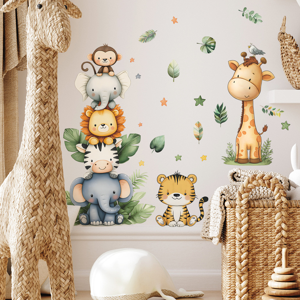 Stiker Dinding Hewan Hutan Boh - Baby Nursery Decor Ideas ulasan dan harga