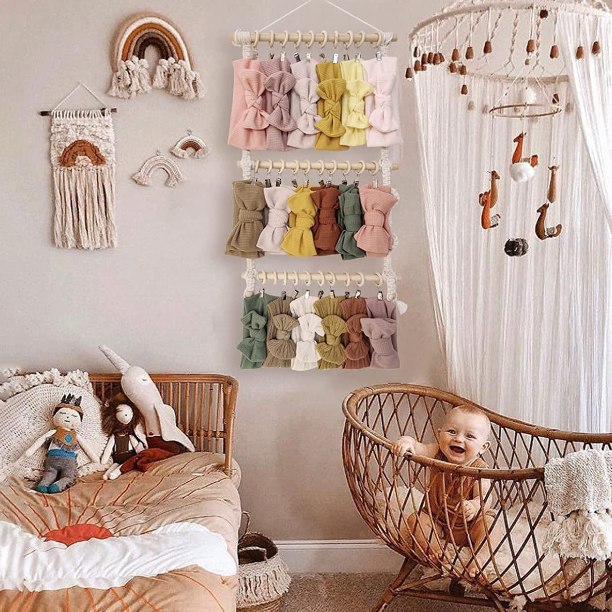 Macrame hiasan dinding Boho ik - Baby Nursery Decor Ideas ulasan dan harga