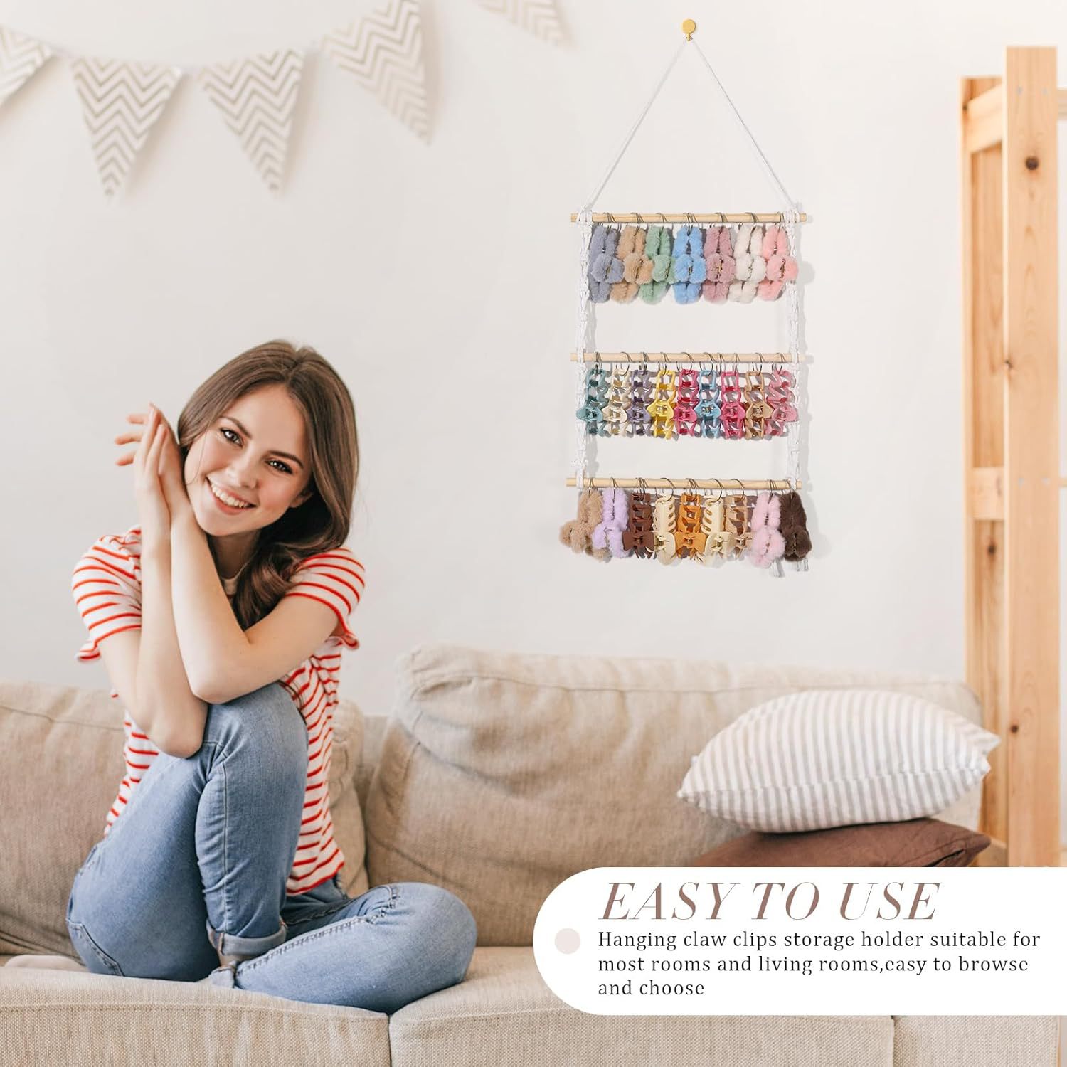 Macrame hiasan dinding Boho ik - Baby Nursery Decor Ideas ulasan dan harga