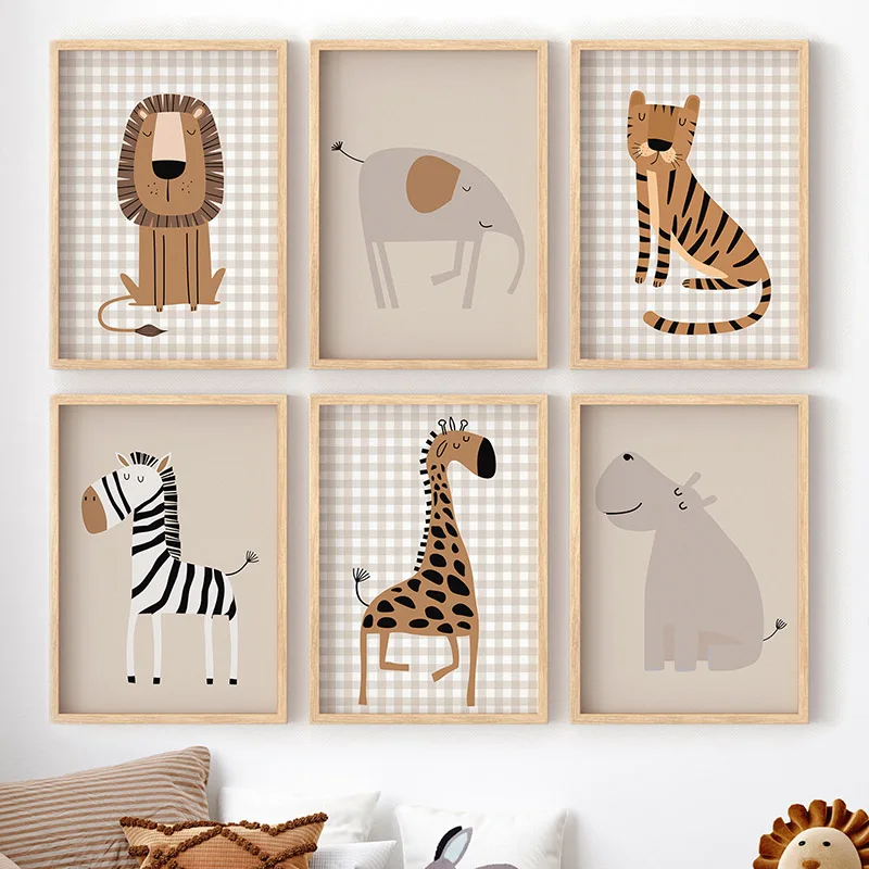 (Tanpa Bingkai) Lukisan Kanvas - Baby Nursery Picture Frames ulasan dan harga
