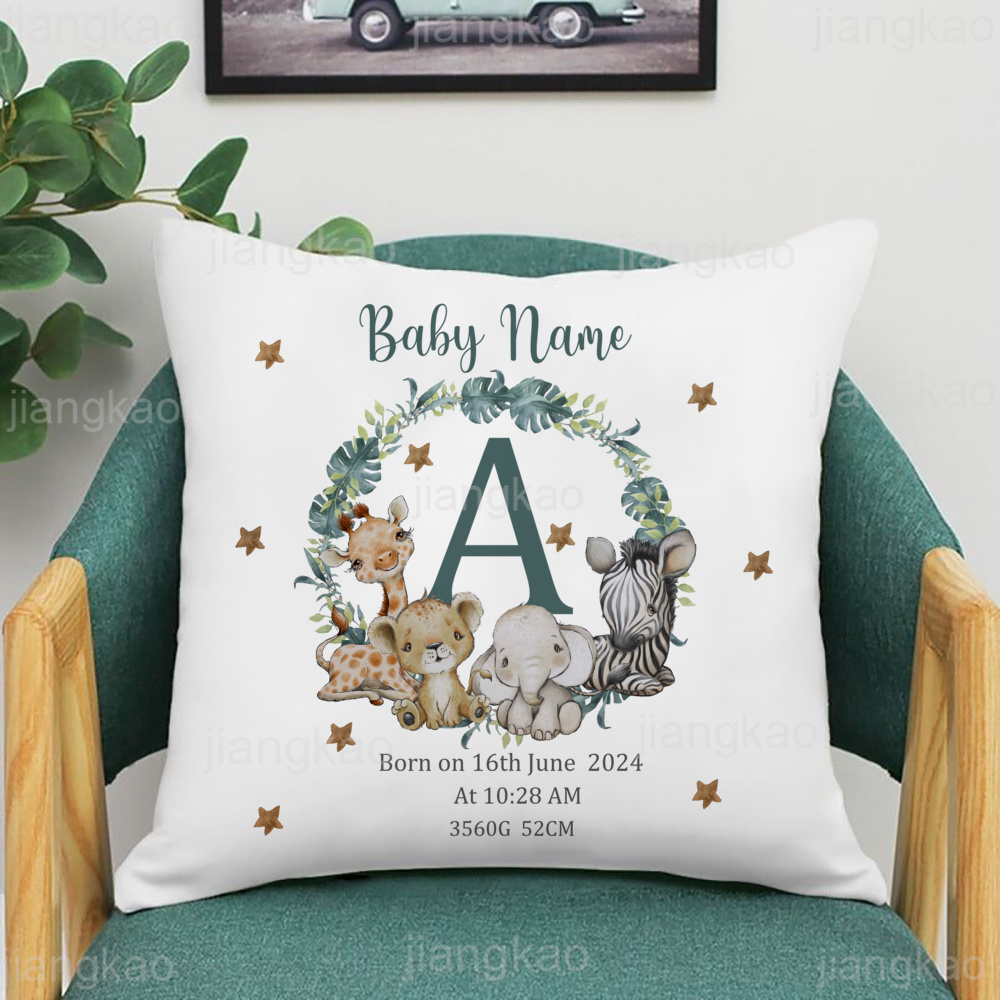 Sarung bantal hewan Safari per - Baby Nursery Animal Prints ulasan dan harga