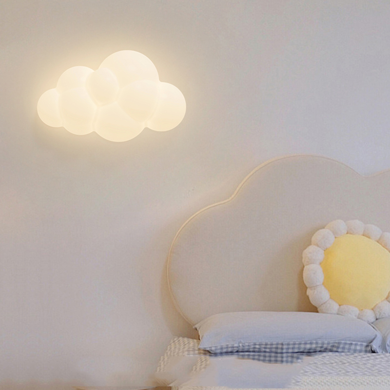 Lampu dinding awan putih untuk - Baby Nursery Modern ulasan dan harga