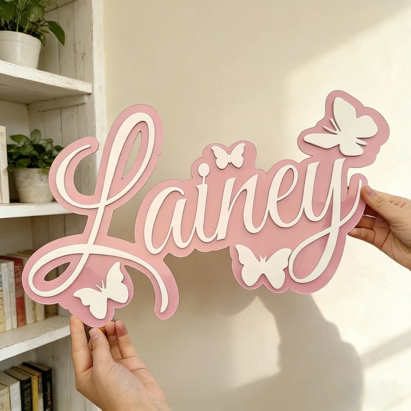 Plakat Nama Bayi yang Diperson - Baby Nursery Decorations ulasan dan harga