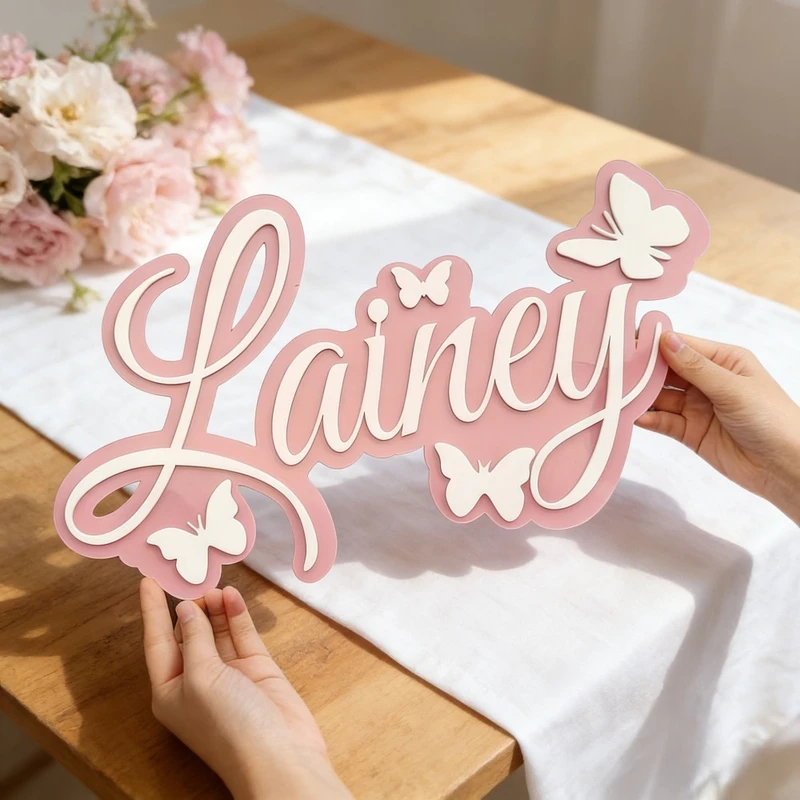 Plakat Nama Bayi yang Diperson - Baby Nursery Decorations ulasan dan harga