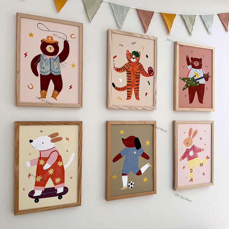 Lukisan Kanvas Seni Dinding Ka - Baby Nursery Wall Art ulasan dan harga