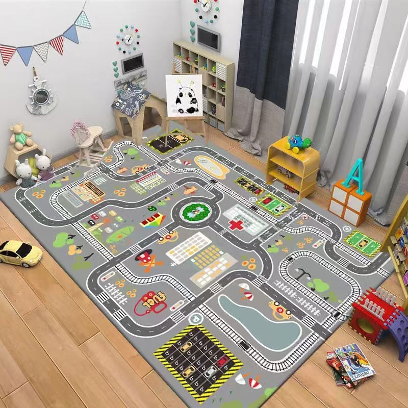 Karpet Lalu Lintas Jalan Raya  - Baby Nursery Carpet ulasan dan harga