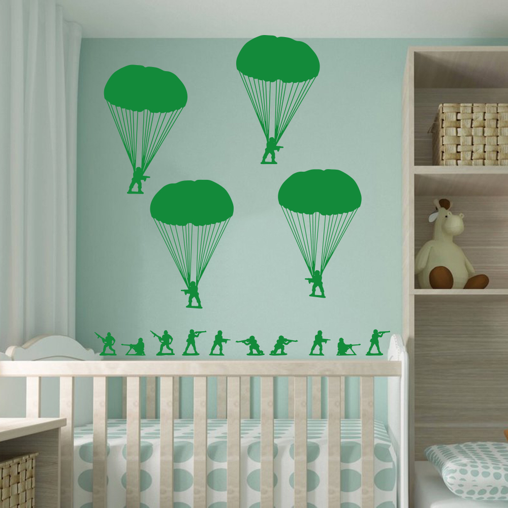 Tentara Pria Tentara Pasukan P - Baby Nursery Vinyl Wall Stickers ulasan dan harga