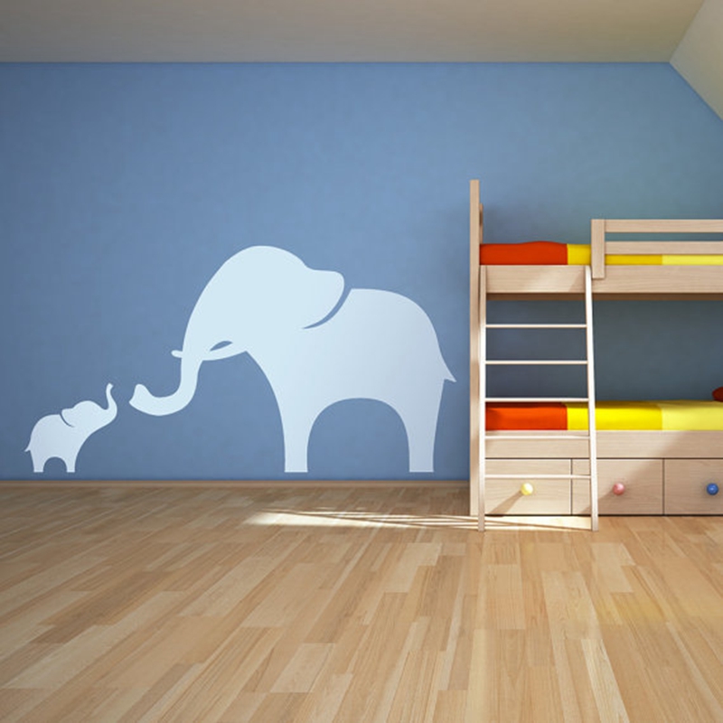 Stiker dinding vinil motif gaj - Baby Nursery Vinyl Wall Stickers ulasan dan harga