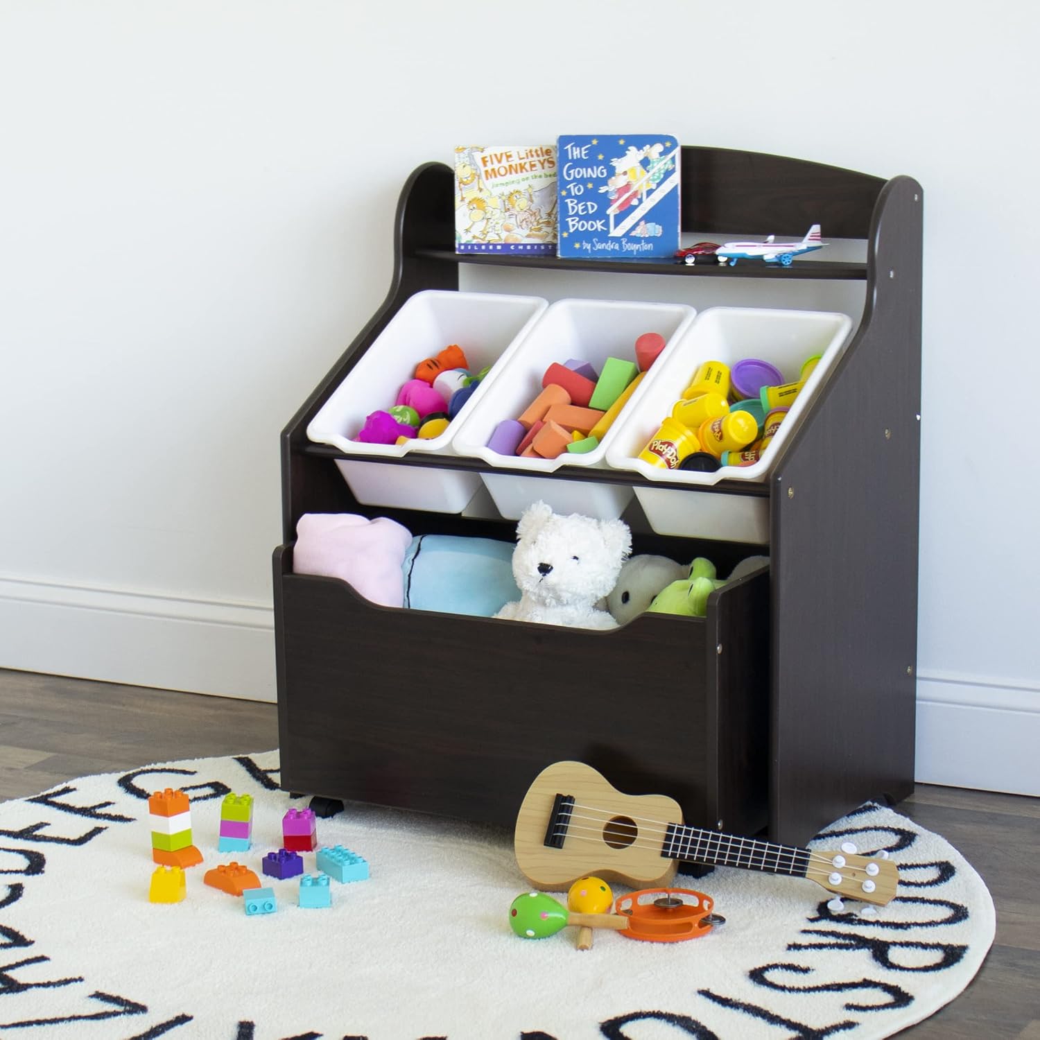 Rak Buku Anak 3 in 1, Penyimpa - Baby Nursery Bookshelf ulasan dan harga
