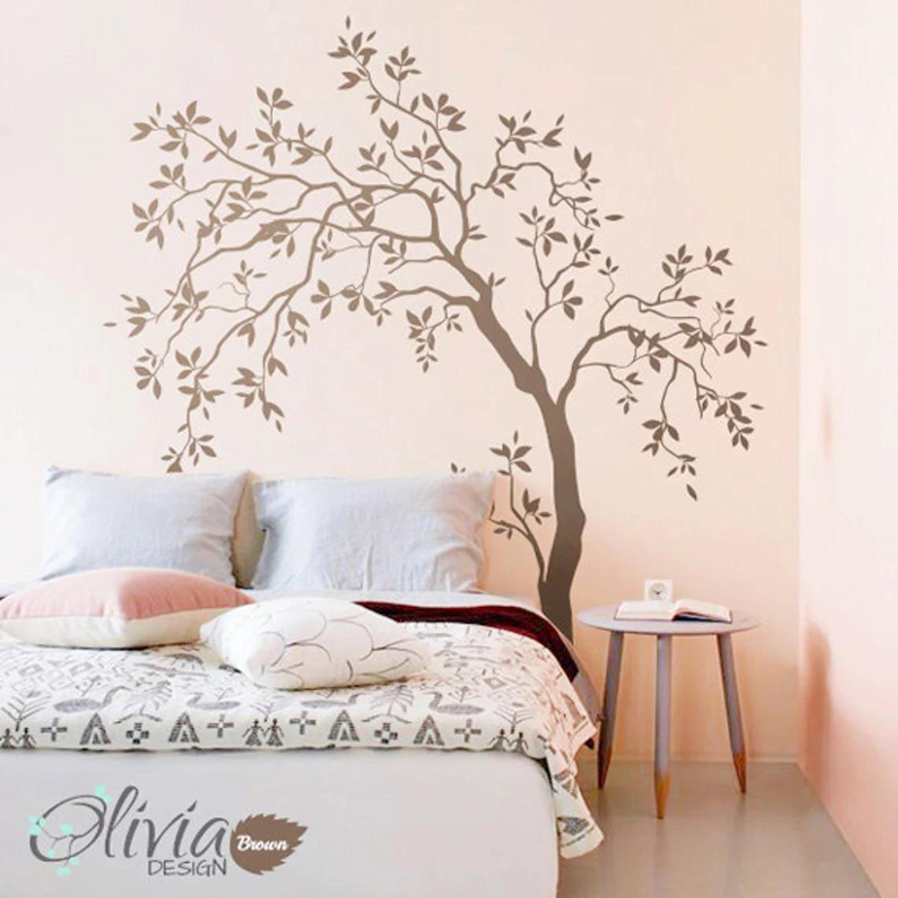 Stiker Dinding Pohon Besar Kam - Baby Nursery Vinyl Wall Stickers ulasan dan harga