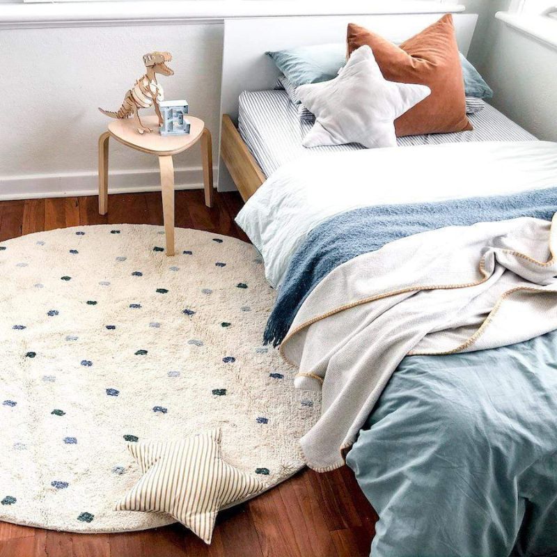 Dot karpet berbulu ruang tamu  - Baby Nursery Carpet ulasan dan harga
