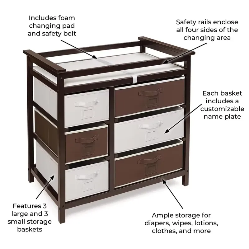 Lemari Bayi Kayu Modern dengan - Baby Nursery Modern ulasan dan harga