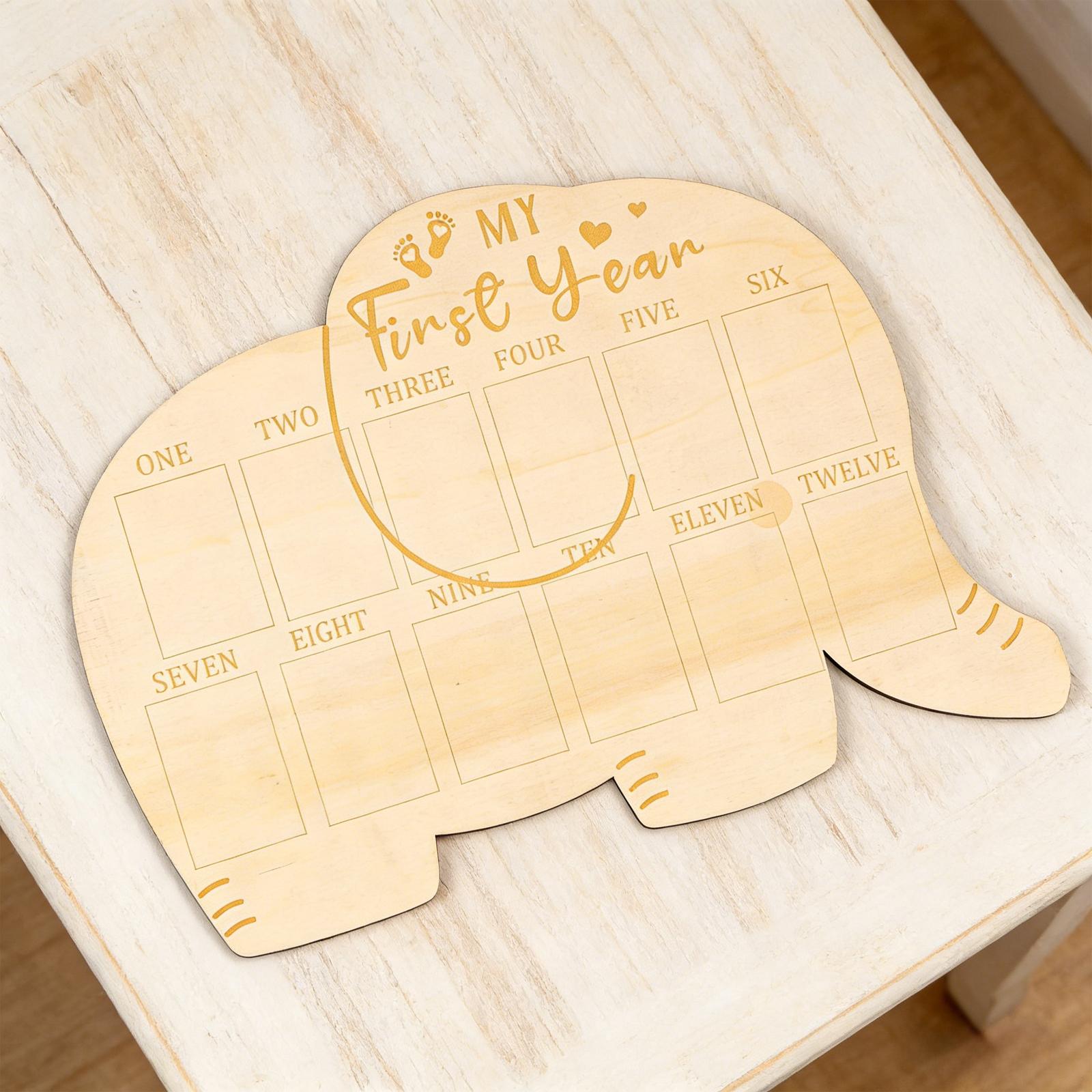 Papan Foto Bayi Bingkai Kayu D - Baby Nursery Picture Frames ulasan dan harga