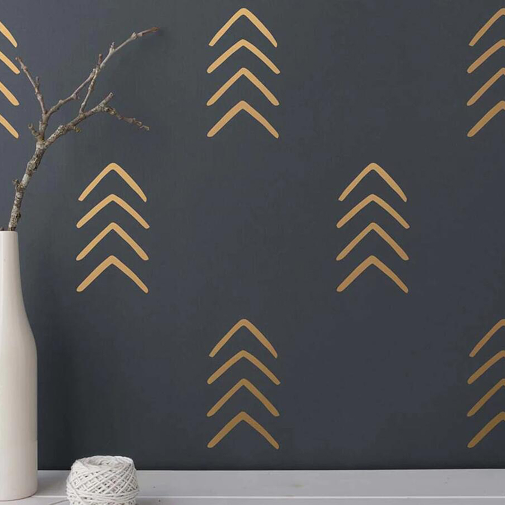 28 Buah Geometris Panah Unik S - Baby Nursery Vinyl Wall Stickers ulasan dan harga