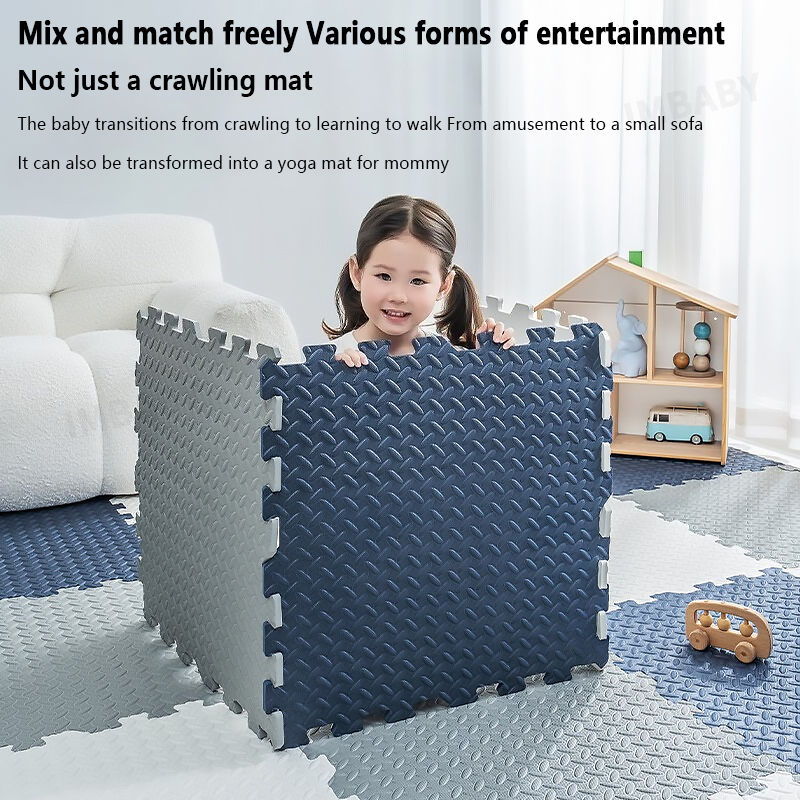 4/8/16 Pcs Alas Lantai, Alas M - Baby Nursery Carpet ulasan dan harga