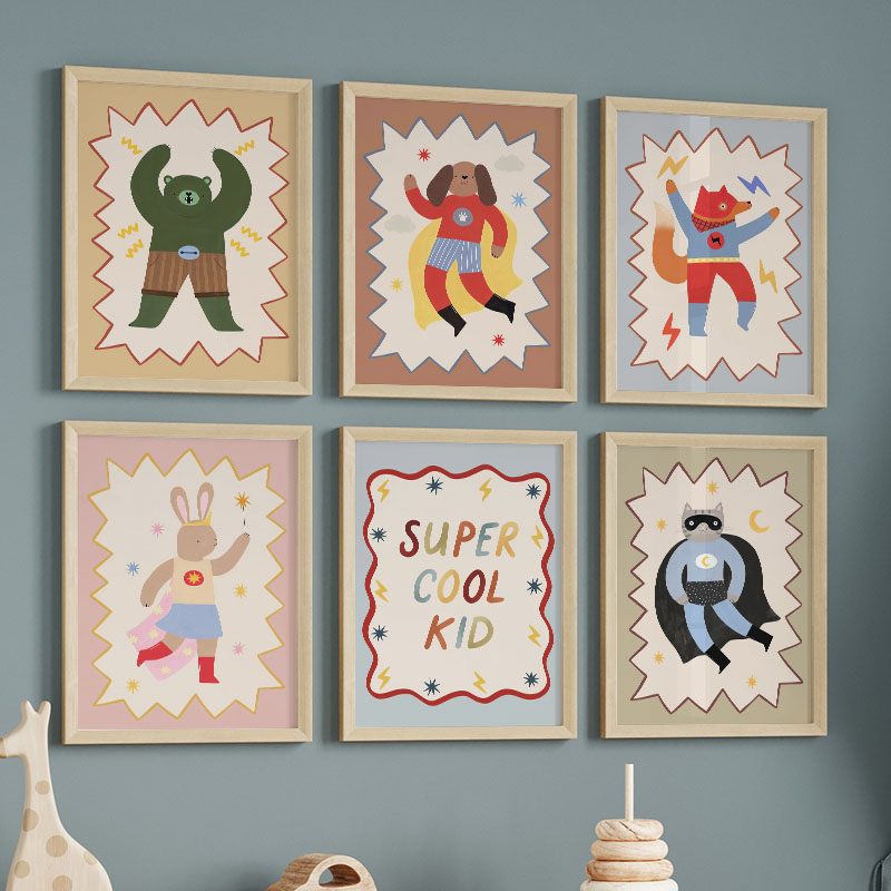 Lukisan Kanvas Seni Dinding Ka - Baby Nursery Wall Art ulasan dan harga